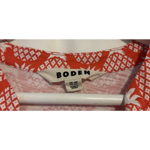 Boden Dress 14 P Long Sleeveless Belt Stretch - Picture 4 of 12